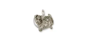 Airedale Terrier Angel Charm Jewelry Sterling Silver Handmade Dog Charm AR2-AC