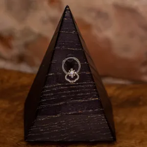 Beaded Knocker Clicker in White Gold