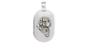 Bernese Mountain Dog Pendant Jewelry Sterling Silver Handmade Dog Pendant BMD1H-DT