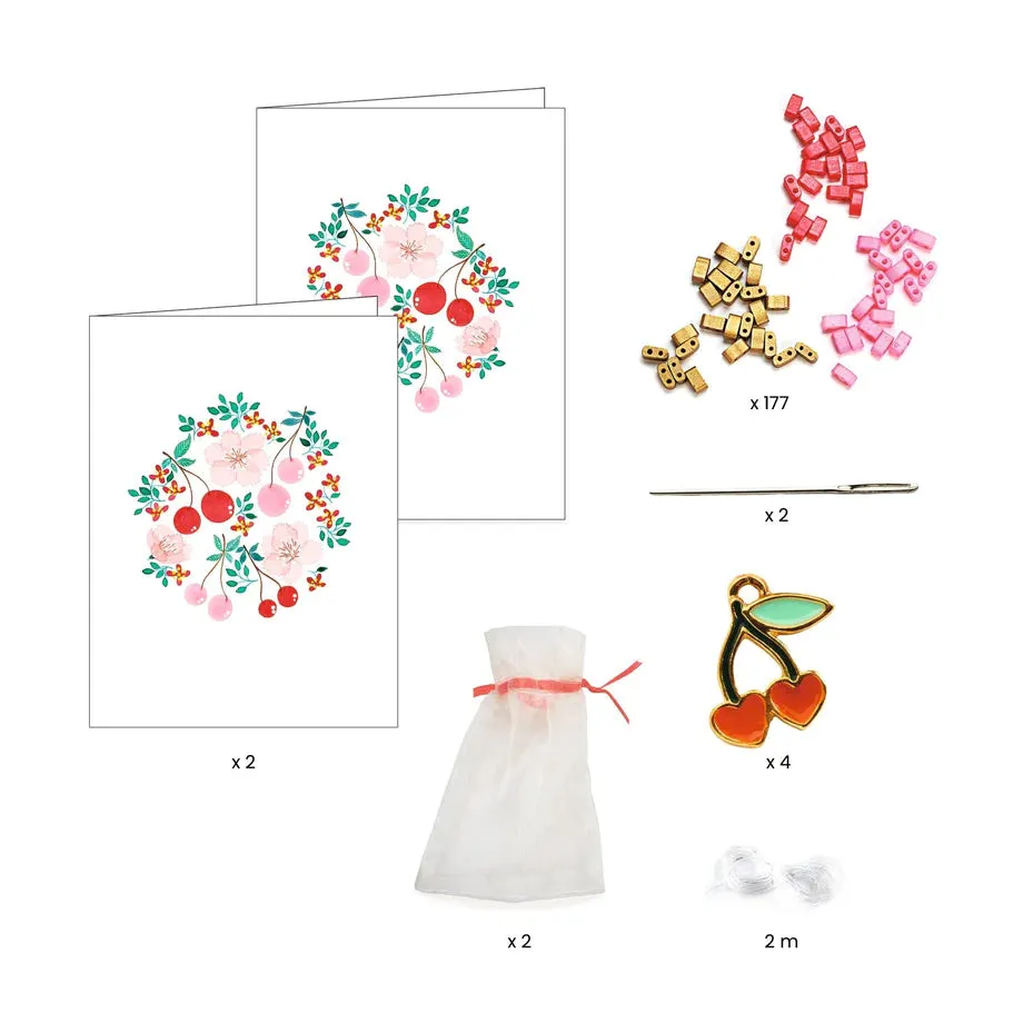 Djeco You & Me Jewelry Kit: Tila and Cherries Beads & Jewelry