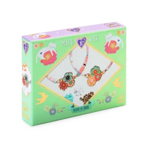 Djeco You & Me Jewelry Kit: Tila and Flowers Beads & Jewelry