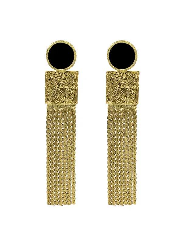 Geometric Danglers (Black)