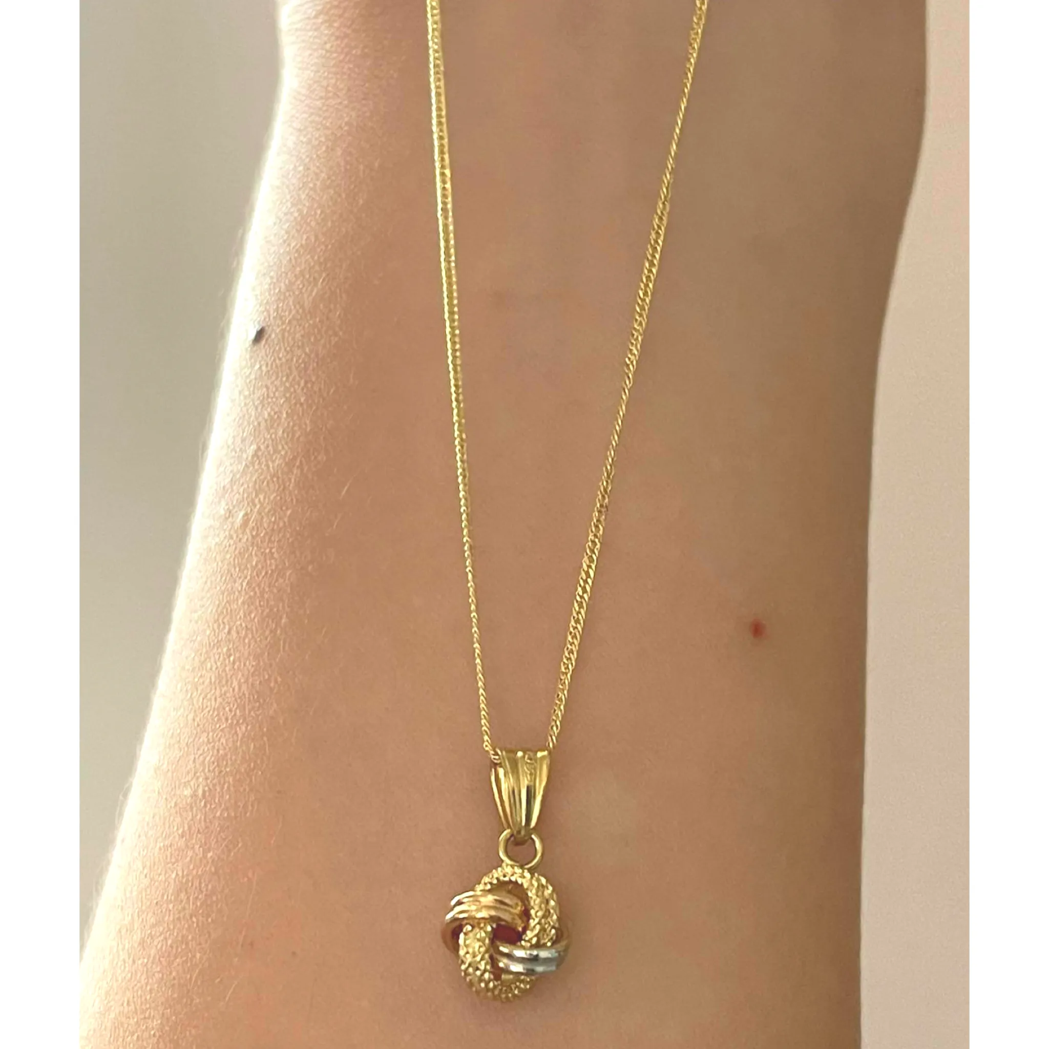 #GOLD2024 | 18K Multi-Tone Knot Necklace 18”