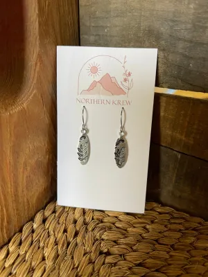 Stamped Leaves Earrings